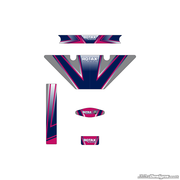 MA15 Kosmic Mercury Replica (European) Micro Max Rotax Radiator Stickers (2015)